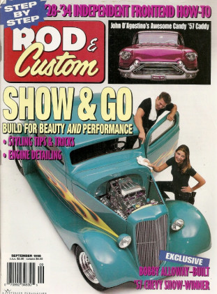 ROD & CUSTOM 1998 SEPT - FLOWMASTERS 4 A TRI-5, MODEL A GETS A TCI IFS SETUP